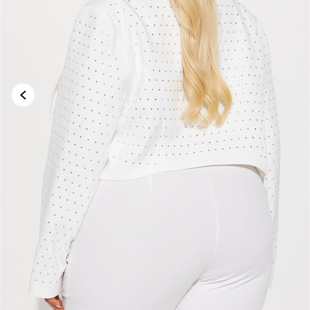 White Studded Jacket